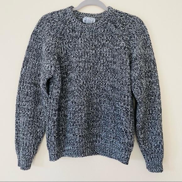 Vintage Nuovo long sleeve crew neck wool blend pullover sweater - Picture 5 of 8